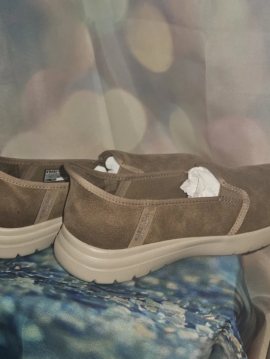 Skechers Taupe Slip-On Clog Mules - Picture 8 of 10